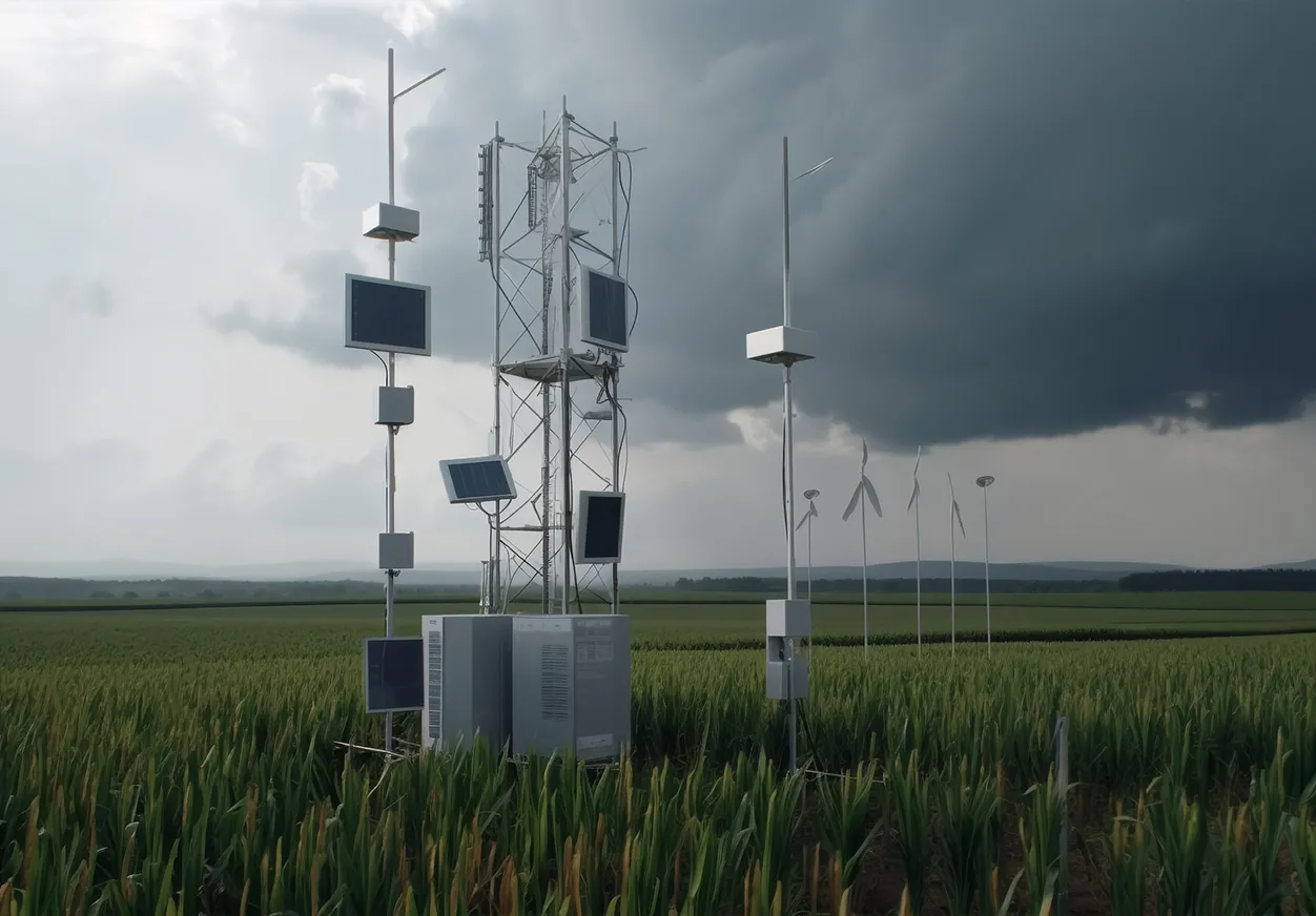 기상 관측소 모니터링에 야외 미립자 물질 모니터